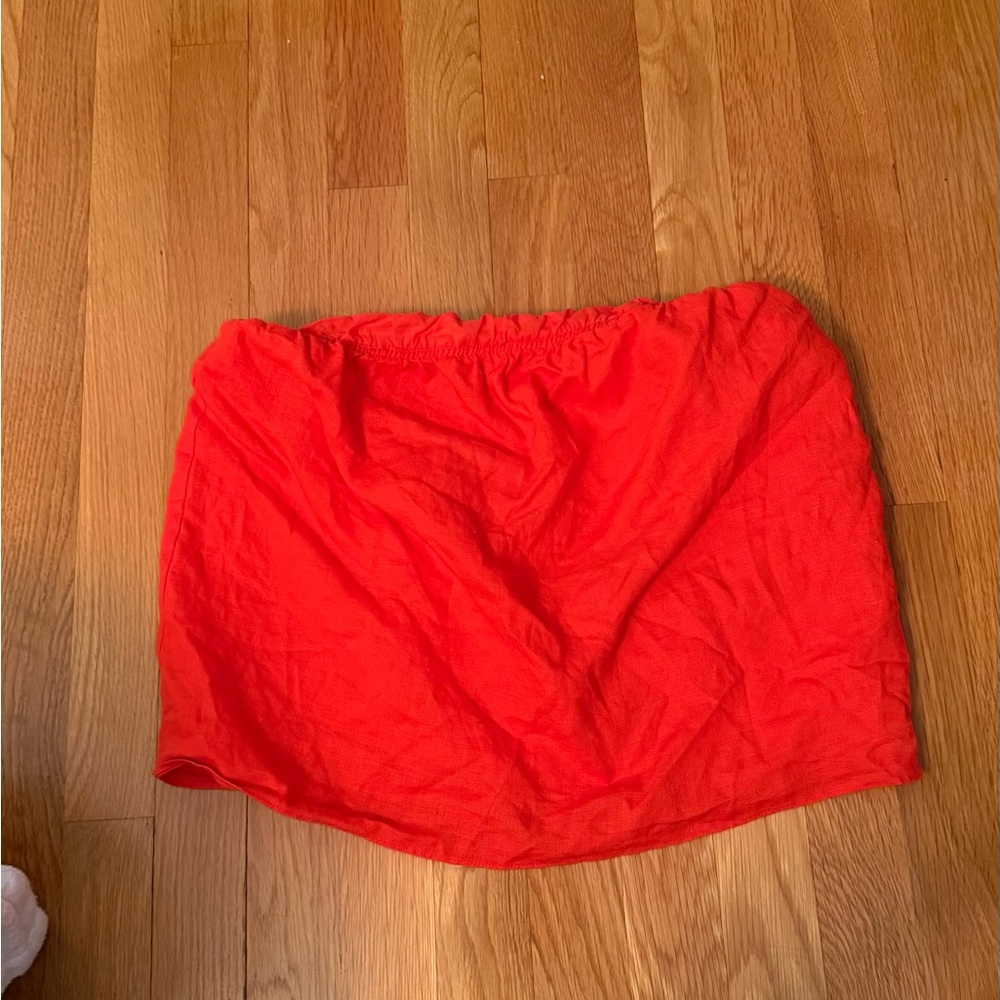 Aritzia Linen Tube Top